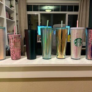 NWT Starbucks Tumbler‎ Lot (7 cups)